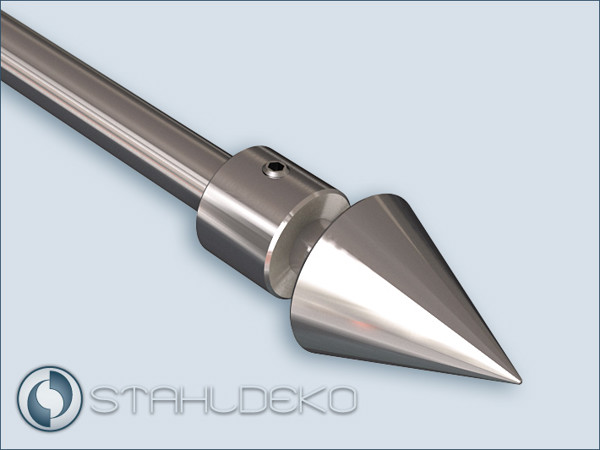 End button Cone 10, V2A-Stainless steel End button Cone 10, V2A-Stainless steel