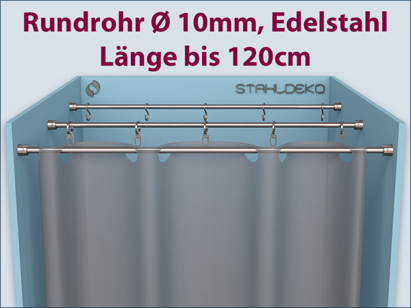 curtain rod made entirely of stainless steel,Wall bracket for 10mm diameter tubes and rods Curtain rod made entirely of stainless steel,Wall bracket for 10mm diameter tubes and rods