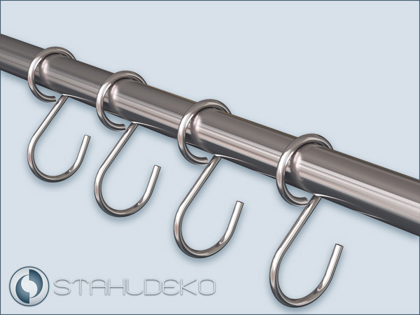 Stainless Steel 16mm Ring Hooks – Versatile & Secure Stainless Steel Ring Hooks for pipes and rods up to 16 mm diameter