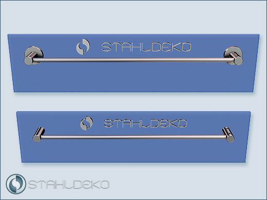 Towel Holder made of V2A Stainless Steel System Post10 Towel Holder made of V2A Stainless Steel System Post10
