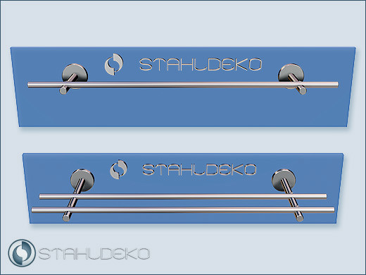 Towel holder with stainless steel rod Ø 10mm Sont 10 Towel holder with stainless steel rod Ø 10mm Sont 10
