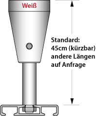 Aluminum curtain rail with ceiling bracket