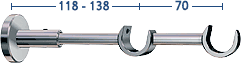 Carrier Top 20 2-leg. with base