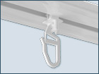 Curtain gliders for curtain rails