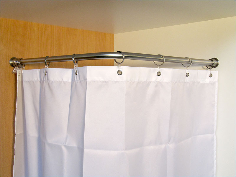 Stainless steel shower curtain rings