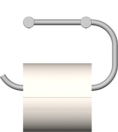 Paper holder with wall mounting
