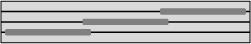 Sliding curtain for 3-track rails