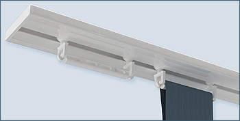 Loop gliders for curtain rails (turning rails) 1/2 run or 3/4 run