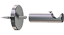 Fastening system Sont 16 1-track short, with base plate