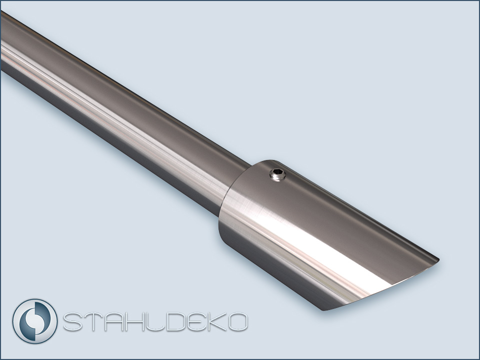 End Piece Turris 16, Stainless Steel V2A.