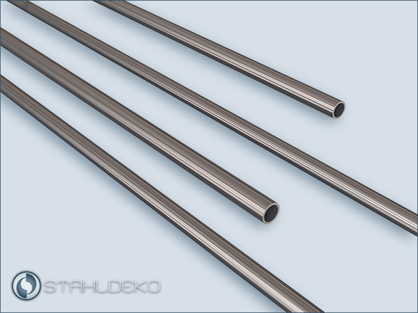 Tube 10mm Diameter, V2A - Stainless Steel for Curtain Rods