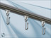 Curtain glider with stainless steel hook for 16mm aluminum profile