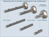 Curtain rod holder sont-10 for wall mounting,various versions