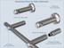 Curtain rod holder post 16 1-track made of stainless steel