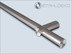 Handrail made of stainless steel round tube system Sont-28mm