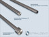 For our railing systems with 10mm tubes we offer knock-in caps or end pieces cylinders