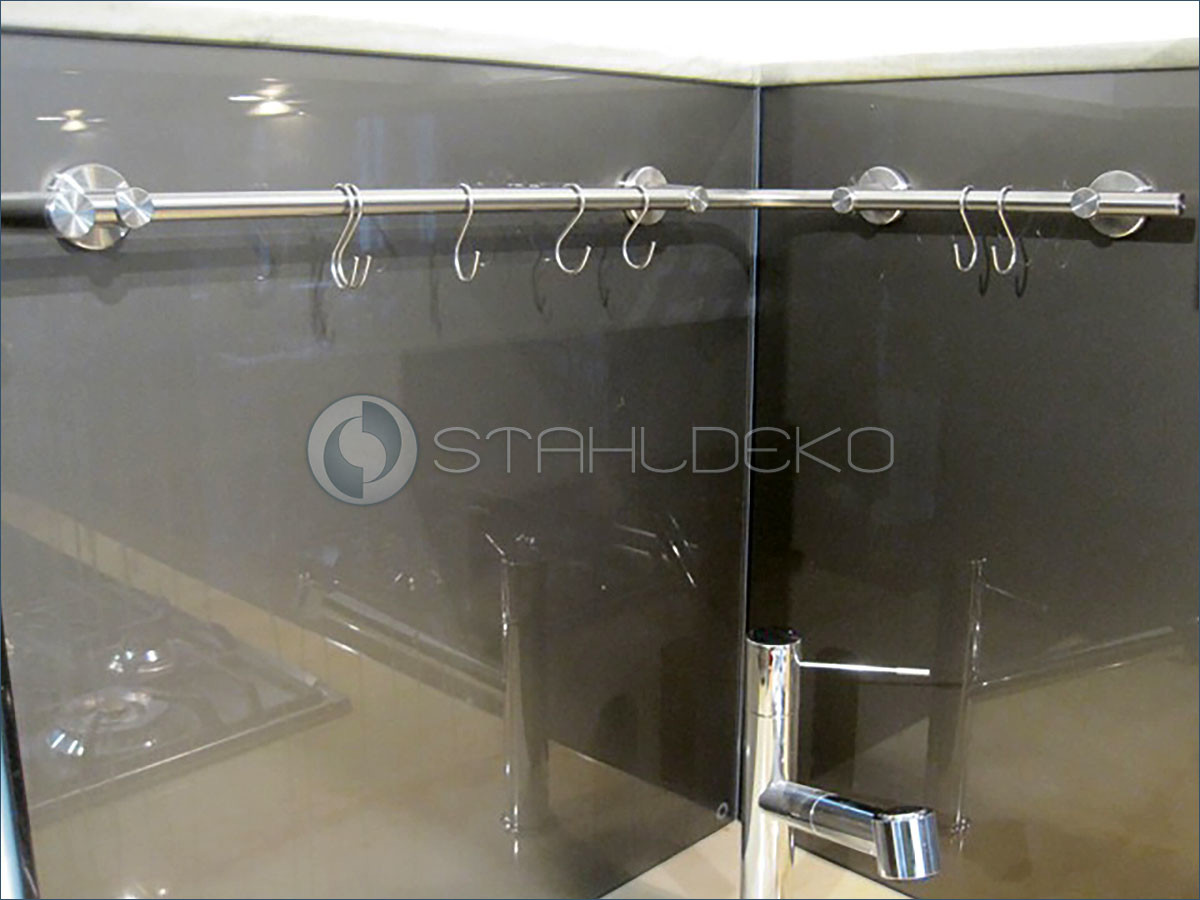 Steel Kitchen Rails For Kitchen Kitchen Rail Systems in Stainless Steel and Brass: The Key to Space ...