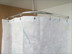 Textile shower curtain Laguna aqua in 3 sizes: 120x200cm, 180x200cm, 240x200cm