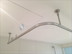 Inner Running Shower Rod with Bend for Unobstructed Curtain Movement