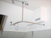 Attaching Shower Curtain Rod to the Slope, Joint System for Roof Slope and Wall Slope