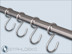 Stainless Steel Ring Hooks for pipes and rods up to 16 mm diameter