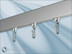 Glider with stainless steel hooks for square inner track curtain rail 14x35mm