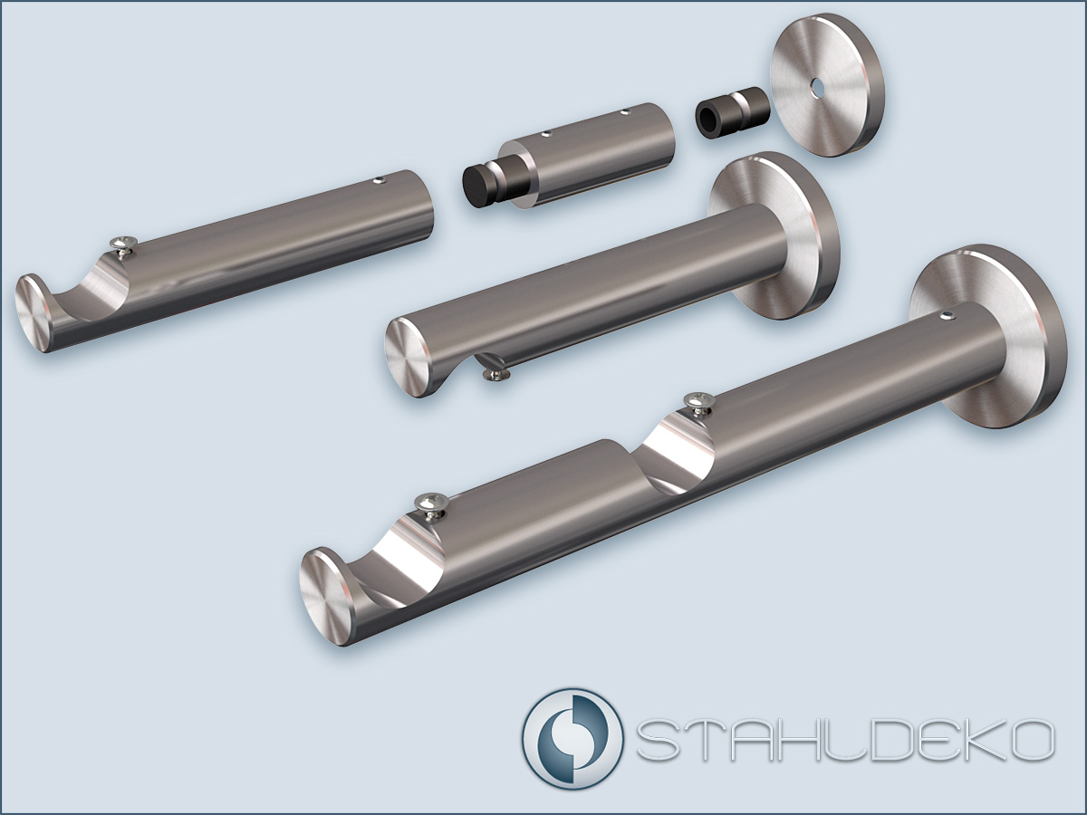 Bracket Sont 20mm for stainless steel pipes and aluminum profiles