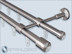Double track curtain rod with internal track Top-20, wall attachment