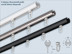 Plastic glider with pleat hooks, glider for curtains and drapes with lockable hook, for all our internal track profiles, recommended for curtain rails and internal track curtain rods