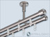 Inner track curtain rail Standard-20, 2-Run for ceiling mounting