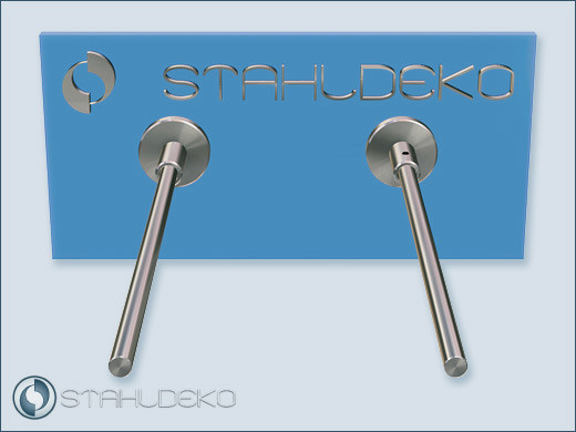 Simple Towel Bar with Stainless Steel Tube Ø 10mm