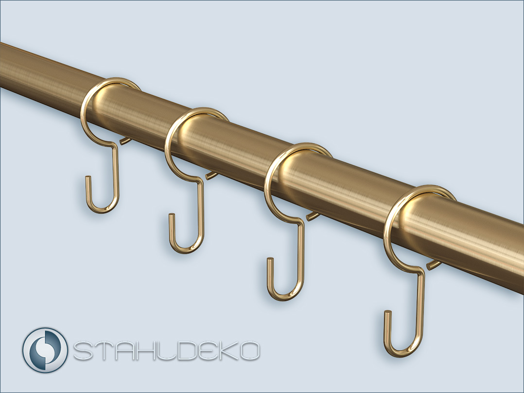 Brass hook - Ring hook