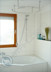 Circle shower curtain rod for bathtub